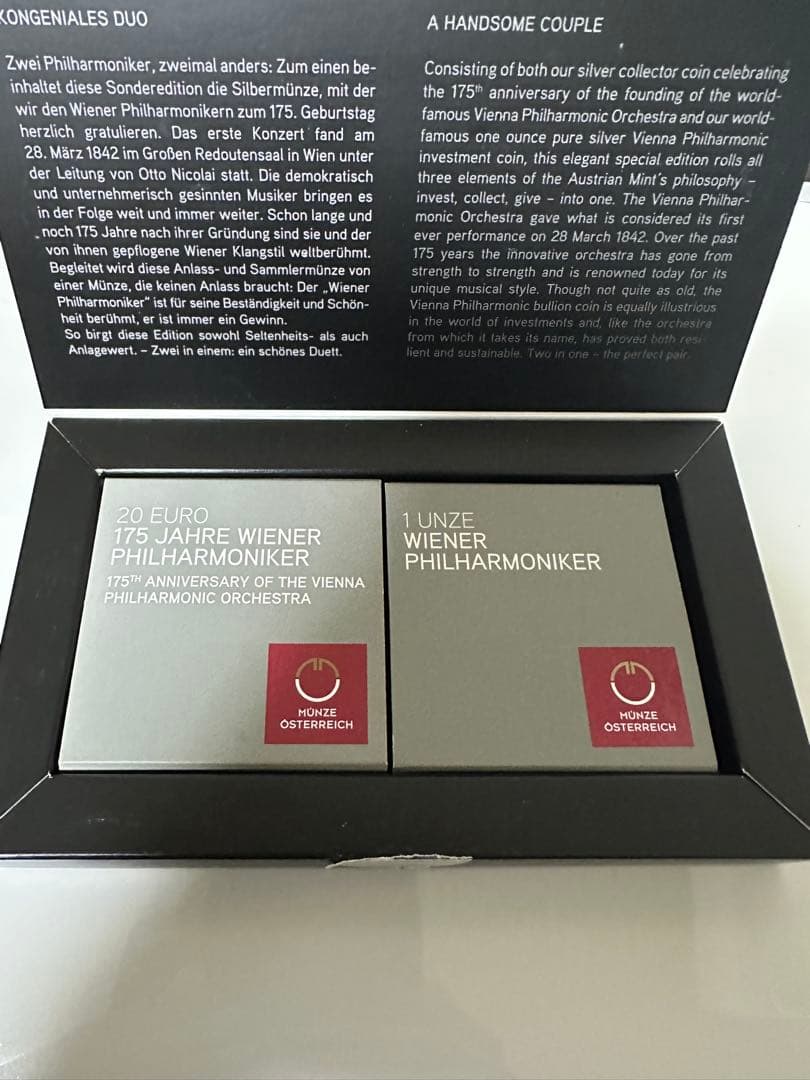 175周年ウィーンフィルハーモニー管弦楽団メダルセット