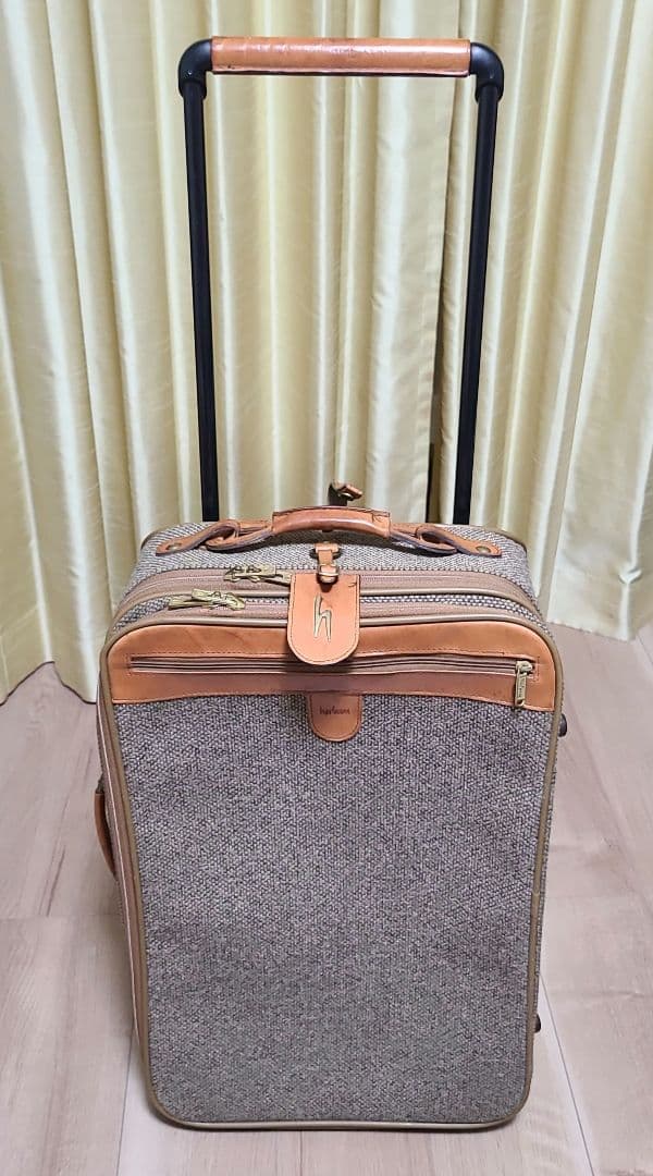 ハートマン キャリーケース ツイード/ベルティングレザー