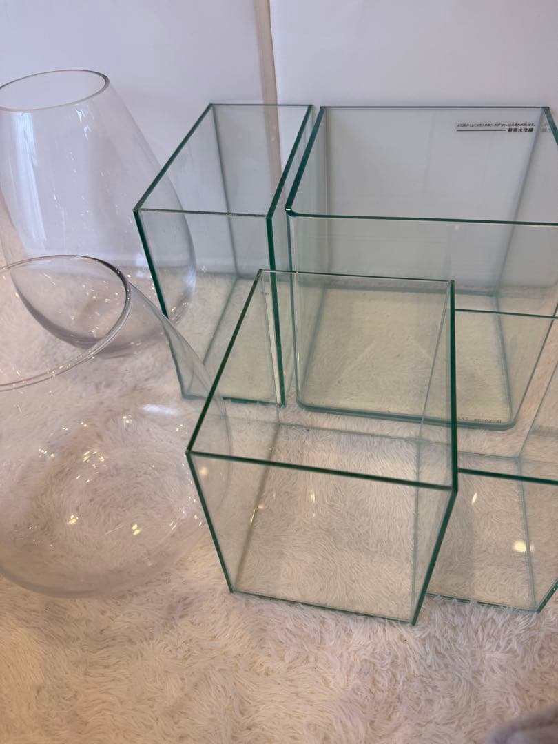 美品ガラス水槽 複数 グラステリア レグラス GEX コトブキ 水作 ベタ水槽