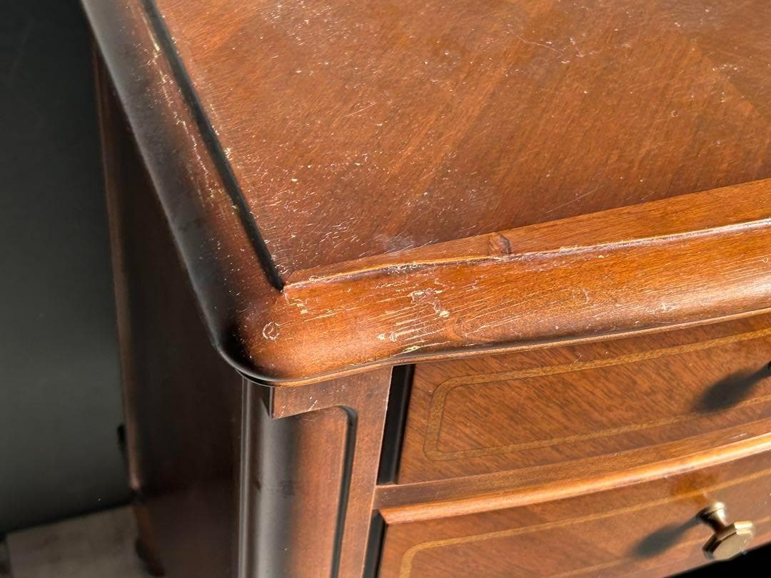 ② フランスベッド　ヨーロピアン　クラシカル　ナイトテーブル　アンティーク　IG