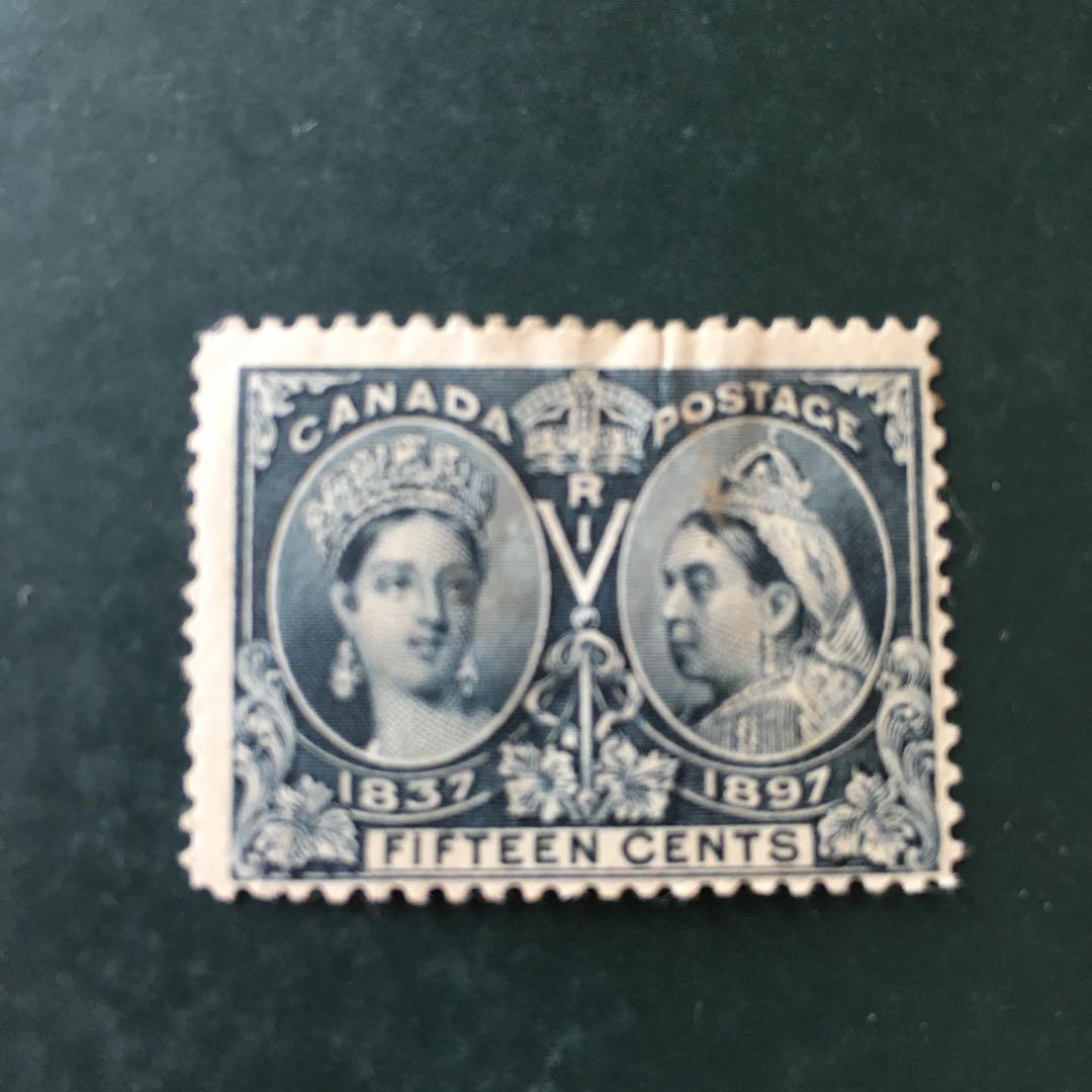 カナダ 1897 Diamond Jubilee 15c 未使用1種