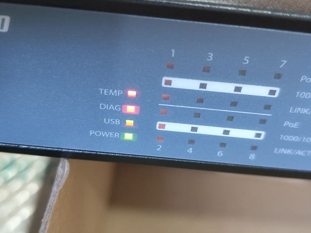 BUFFALO BS-POE-G2108M スイッチングハブ 4台セット