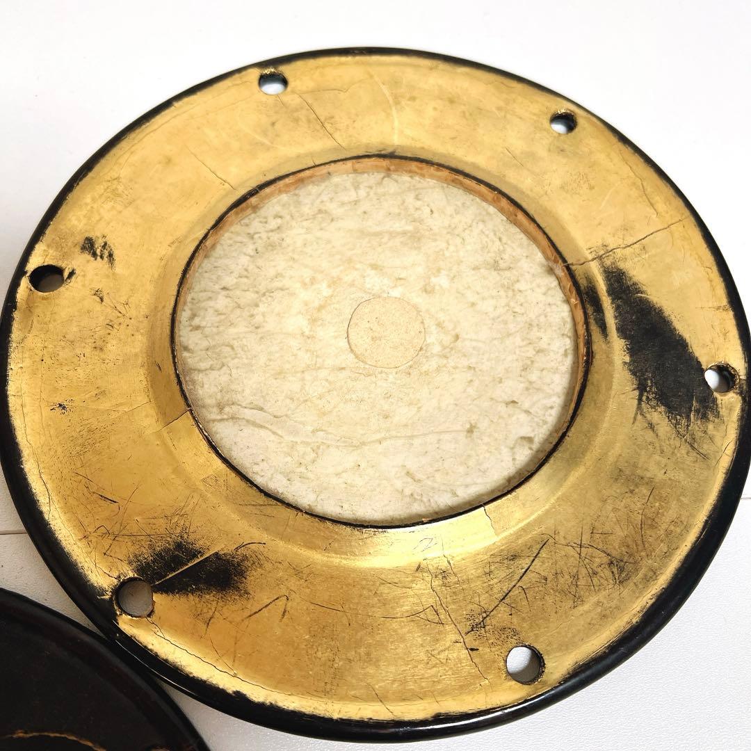 鼓　蒔絵　小鼓　胴　和楽器　漆塗り　伝統芸能　能 歌舞伎　金彩