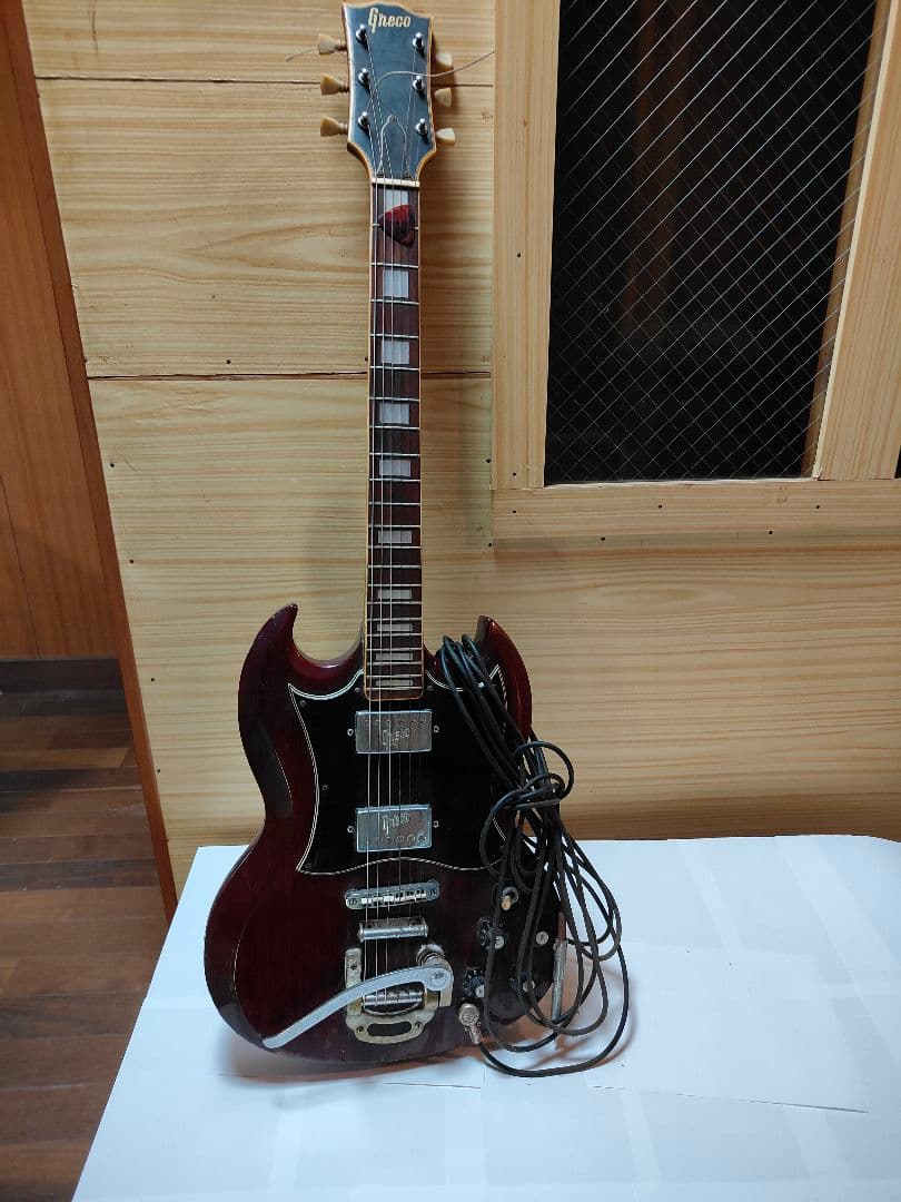 Greco SGスタイル エレキギター バーガンディ MADE IN JAPAN