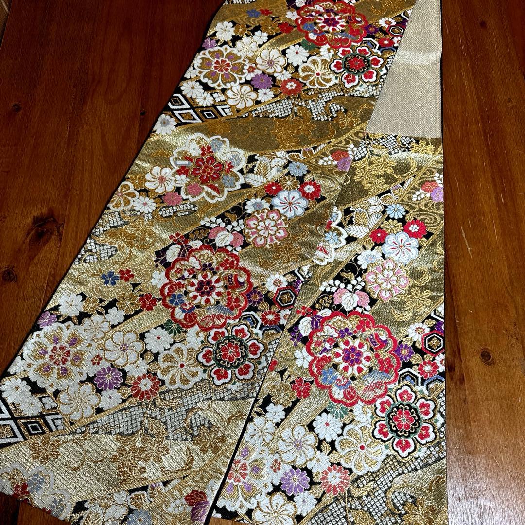 正絹振袖　袋帯　長襦袢　小物セット　 18ー4