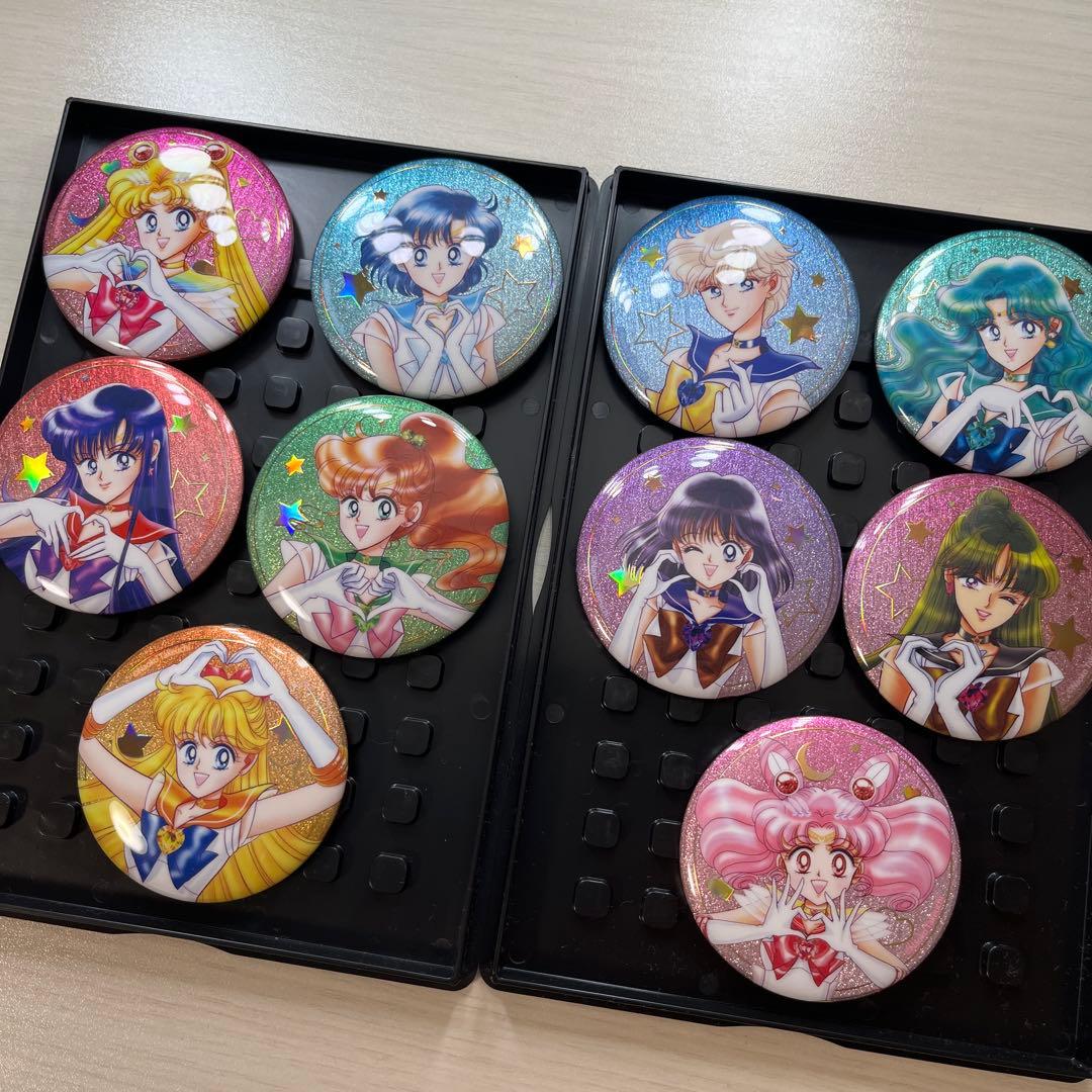 美少女戦士セーラームーン オーロララメ缶バッジ フルコンプセット ローソン
