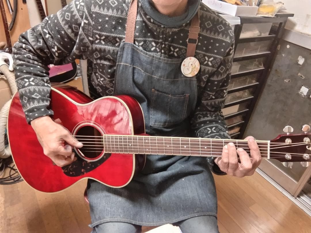 ❤️弦高調整済「YAMAHA ヤマハ FS-820 」＋ケース('▽')赤い彗星