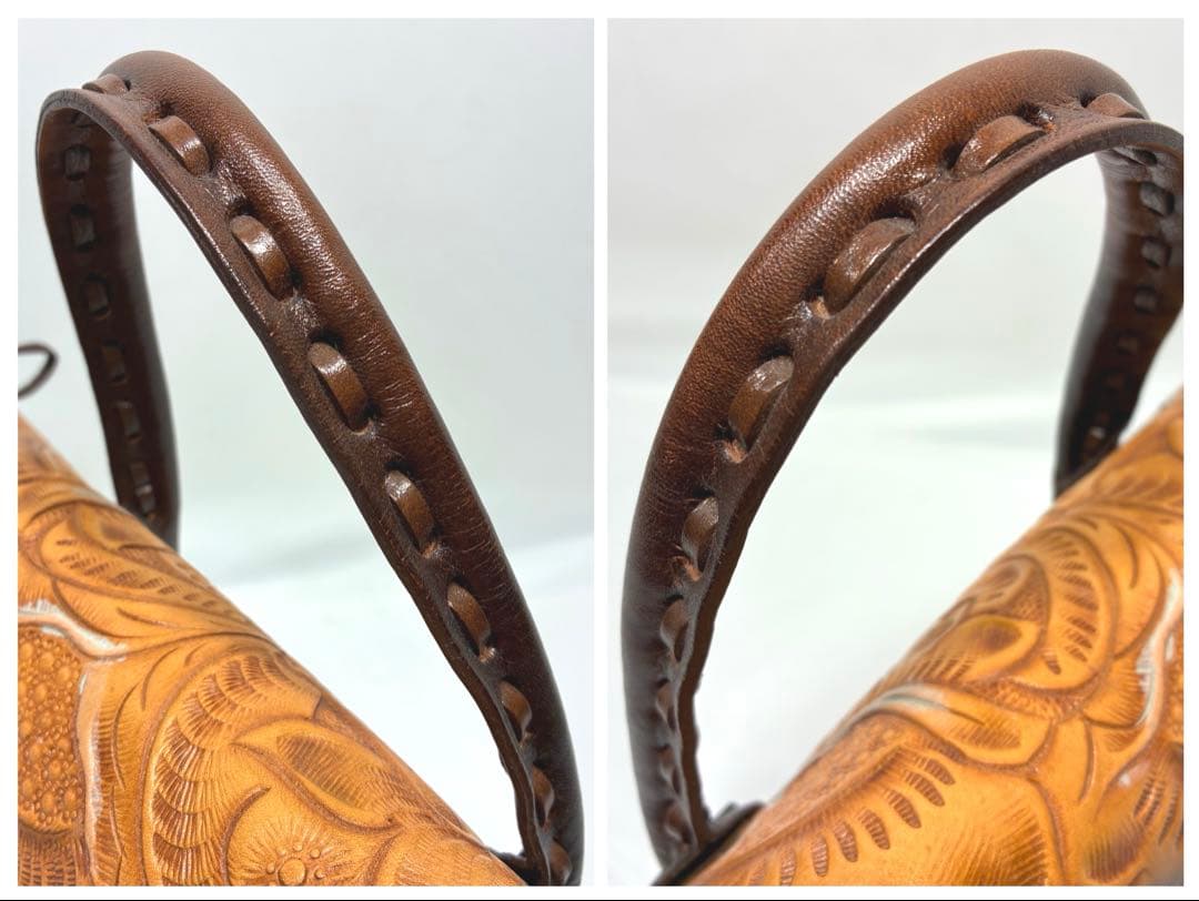 Carving tribes Maestra S ハンドバッグ ブラウン レザー