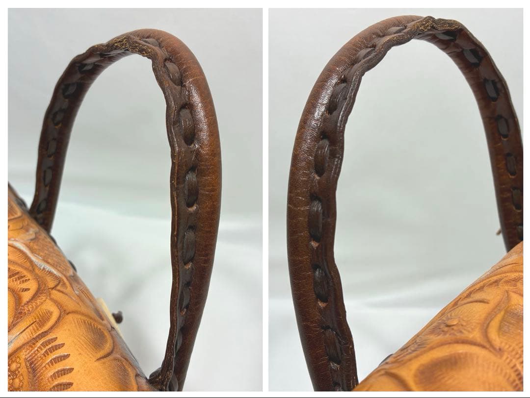 Carving tribes Maestra S ハンドバッグ ブラウン レザー