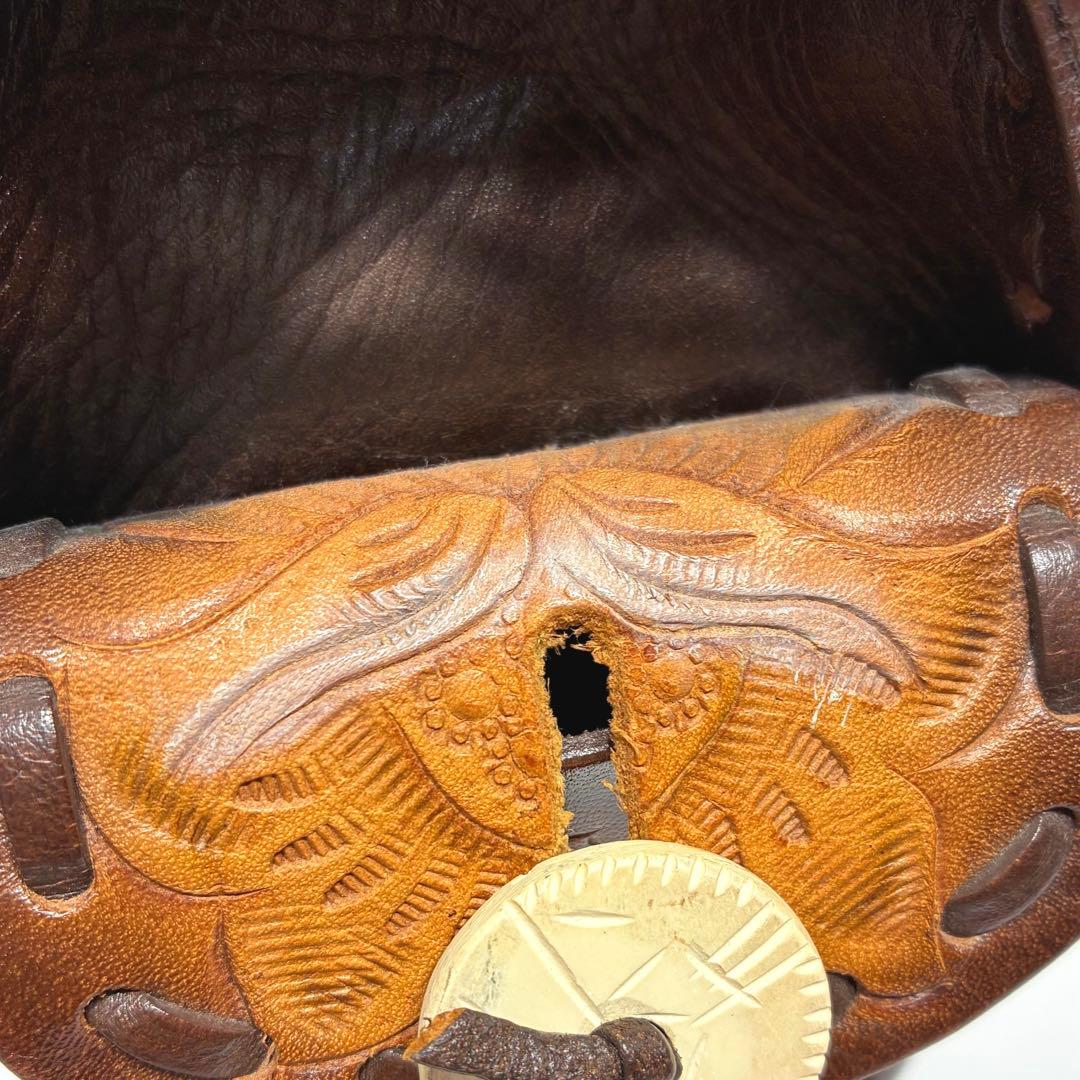 Carving tribes Maestra S ハンドバッグ ブラウン レザー