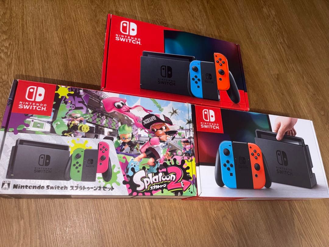 ま*ん様 Nintendo Switch 3台まとめ売り(スプラトゥーン2モデル