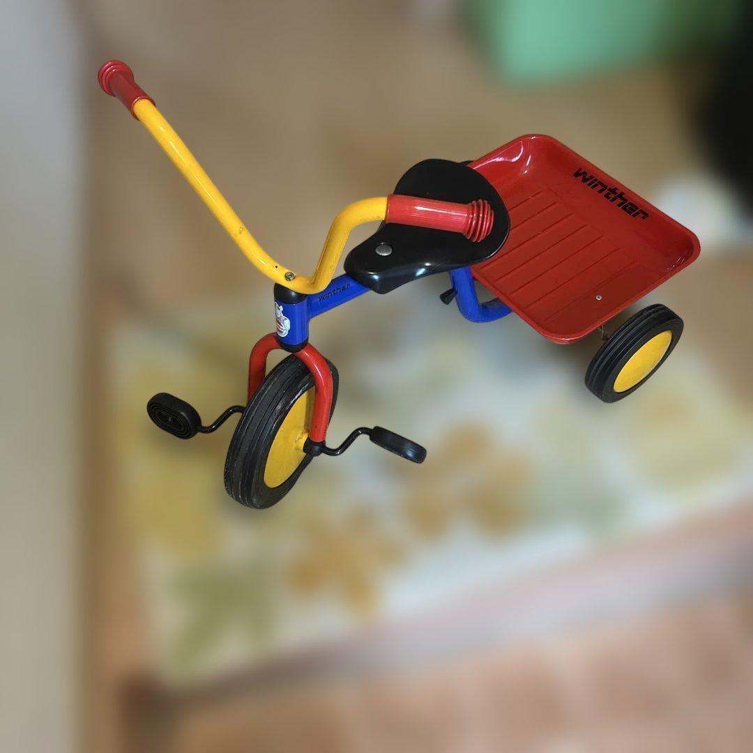 ボーネルンド ウィンザー ペリカンデザイン 三輪車 Vハンドル カラー