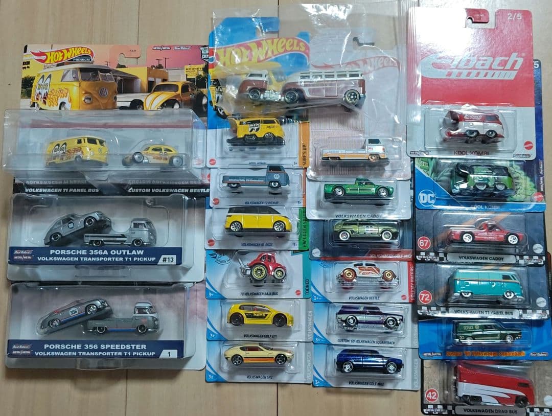 ホットウィール　フォルクスワーゲン　大量セット　25台　ドラバス　クールコンビ