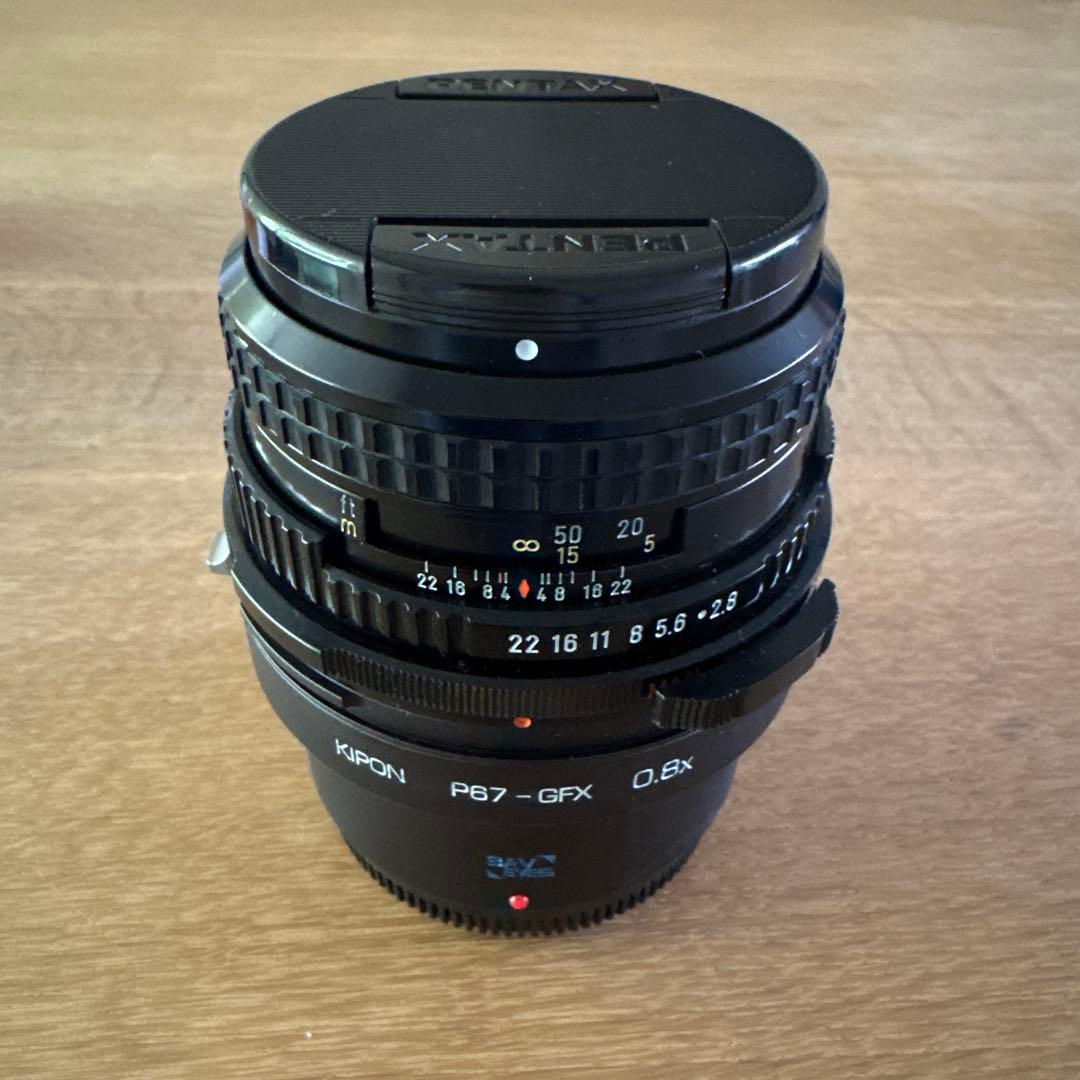 《美品》PENTAX67 90mm f2.8 + KIPON GFXアダプター