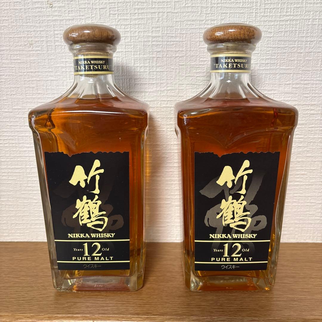 【未開栓】竹鶴 12年 ピュアモルト660ml 箱無し 2本セット