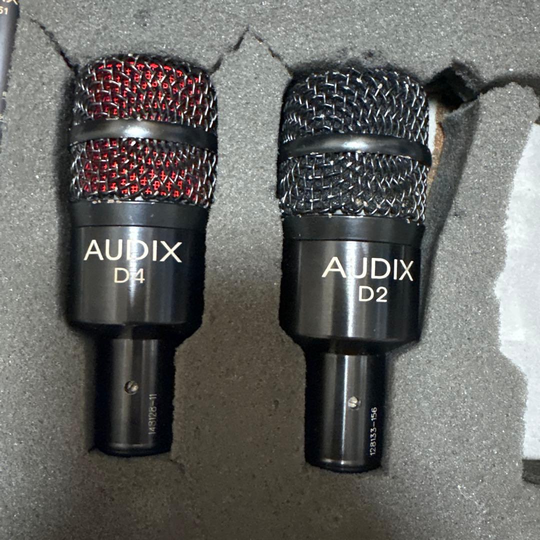 AUDIX マイクセット D6 D4 D2 専用ケース付き