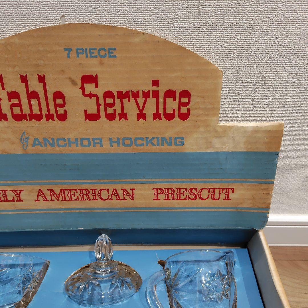 アンティーク雑貨 Anchor Hocking Early American Prescut