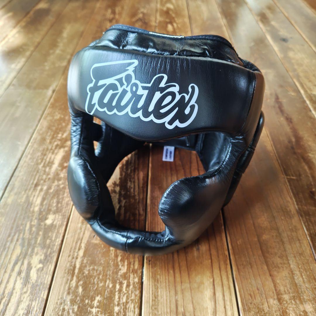 【美品】Fairtex ヘッドギア Mサイズ ブラック フェアテックス