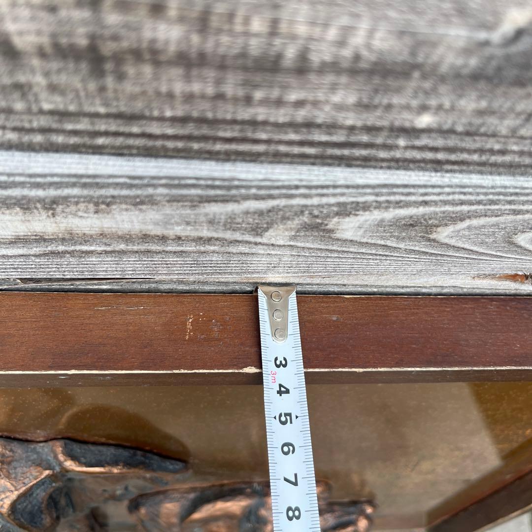 ヴィンテージ銅の象壁掛け