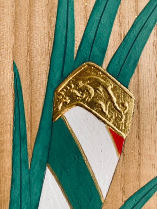 林美木子　板絵　五節句「端午」　掛飾り　有職故実　NHK大河光る君へ　扇　絵師