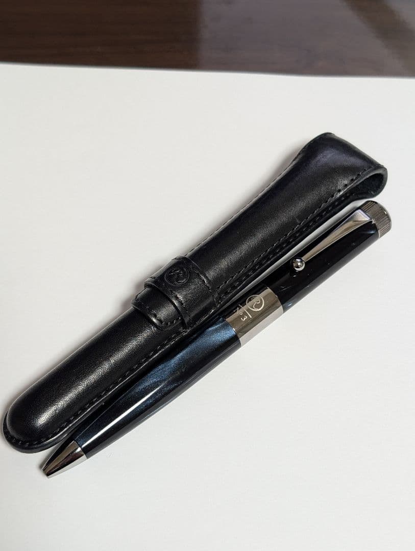 銀座 伊東屋 ROMEO No.3 ボールペン 太軸 【イタリアンブルー】