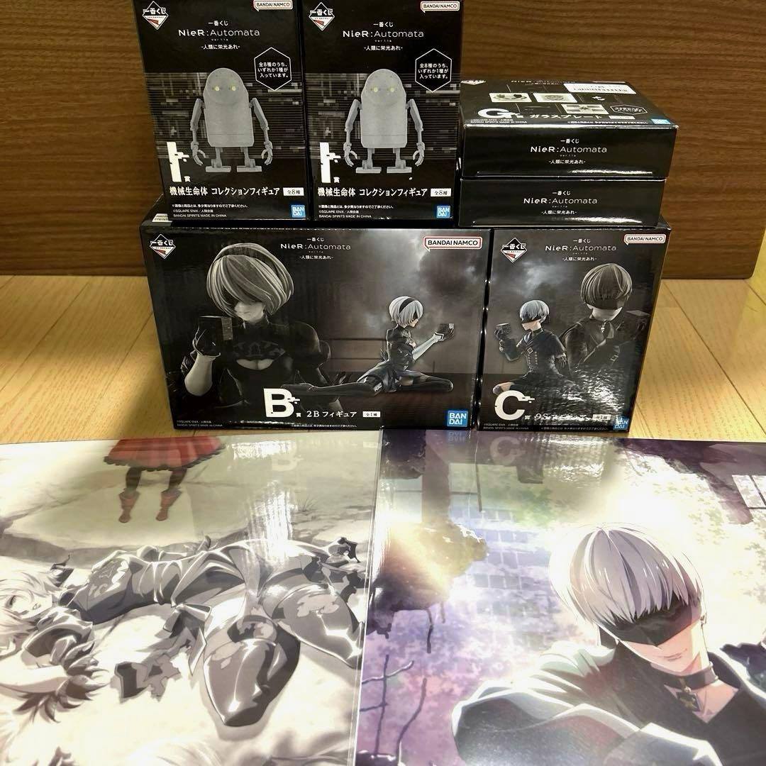 一番くじ NieR:Automata Ver1.1a B賞 C賞 下位賞セット