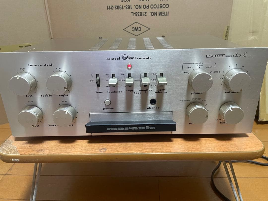 整備品　MARANTZ マランツ　SC-6 コントロールアンプ