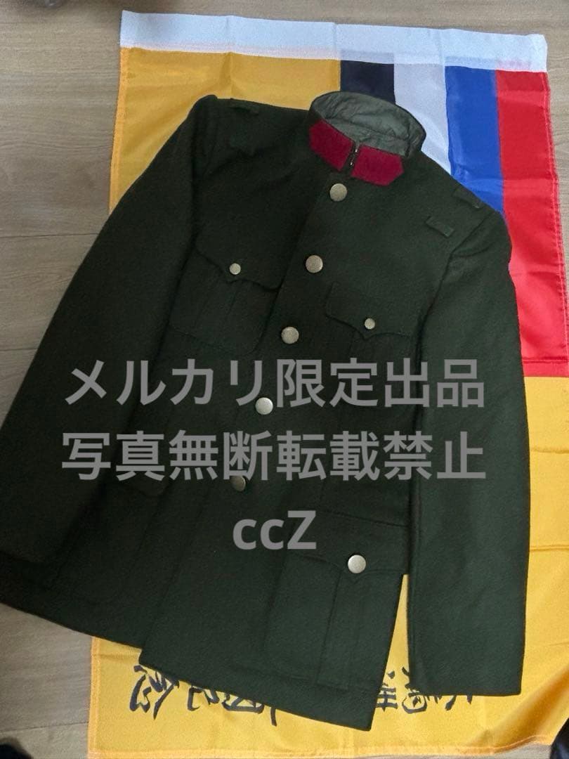 満州国軍将校　秋冬向け　ウール製　ジャケット➕制帽➕襟章　特別企画　精密復刻版