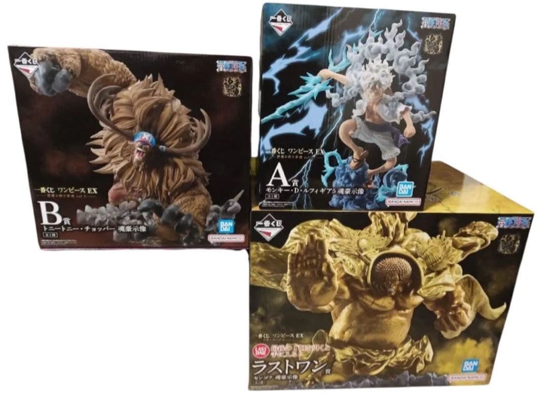 一番くじ　ワンピース　フィギュア　3体セット