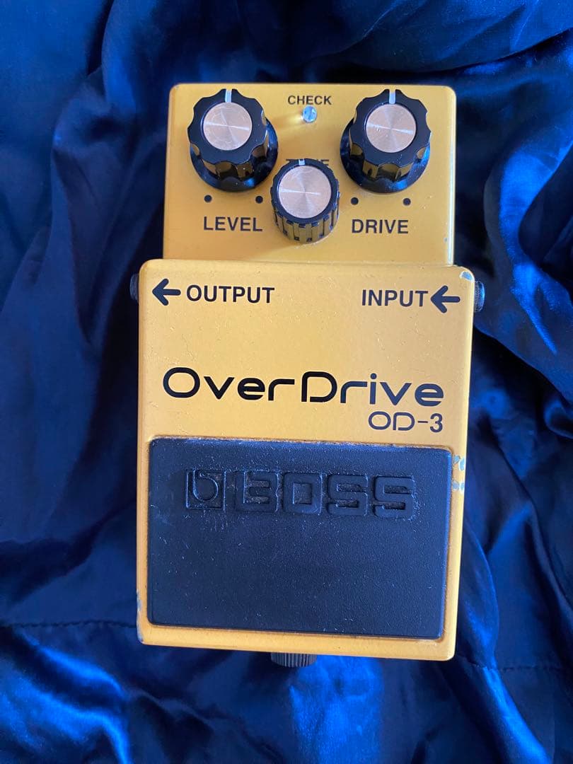 BOSS OverDrive OD-3 高輝度緑LED 改