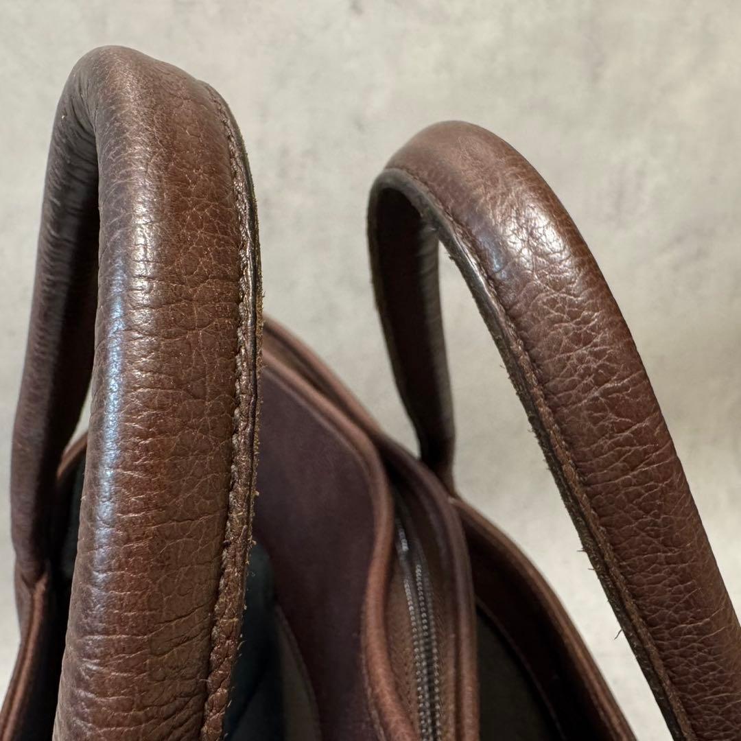 希少 イルビゾンテ ブリーフケース 本革 レザー ブラウン A4◎ ビジネス