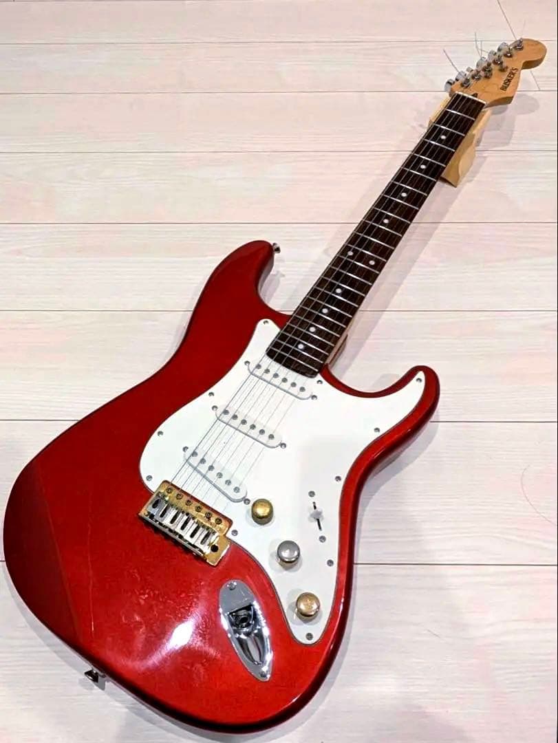 BUSKER’S BST Stratocaster Red llic