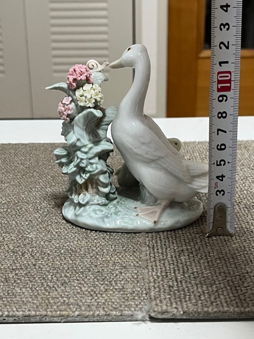 リャドロ　Lladro 陶器人形　カタツムリとアヒルたち