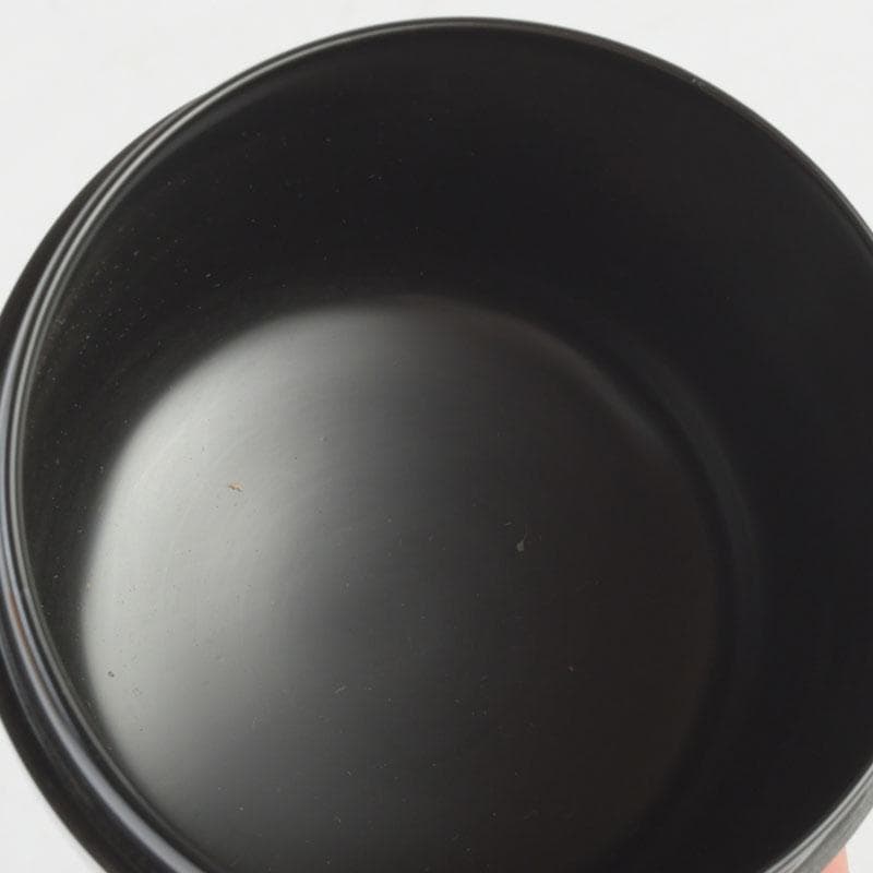 茶道具　山中塗　中村宗悦作　雲錦蒔絵　中棗　共箱　V　9300