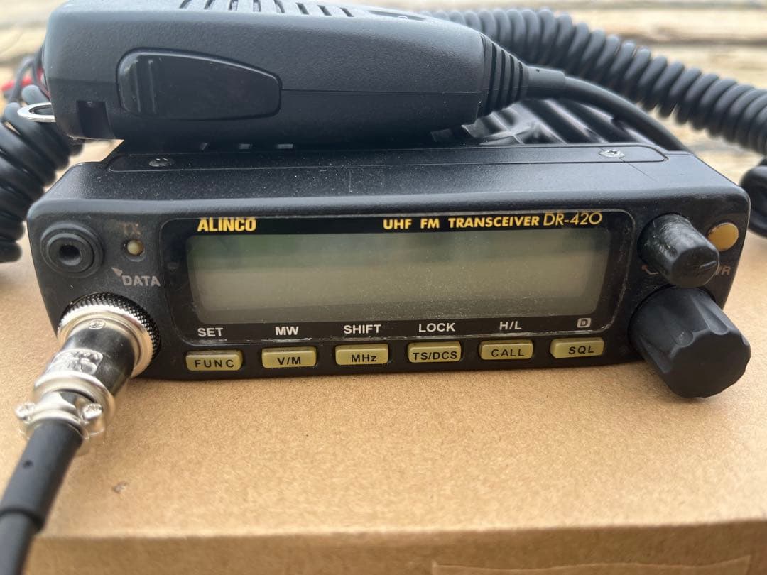 ALINCO UHF FM トランシーバー DR-420