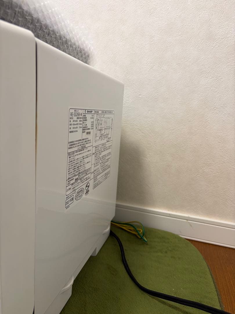 シャープ オーブンレンジRE-SS26B-W 2021年製