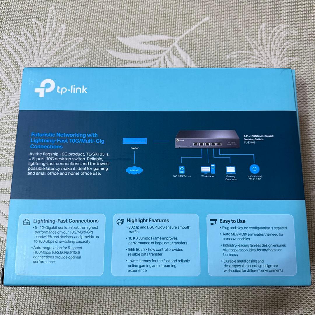 ルーター・ネットワーク機器 TP-Link5-Port 10G Multi-Gigabit TL-SX105