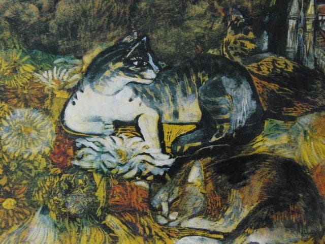 小松澄佳、【夜】、希少な額装用画集より、新品額装付、状態良好