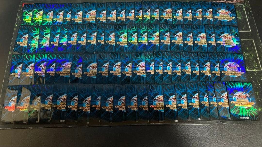 【遊戯王】WCQ2010 青　スリーブ 80枚