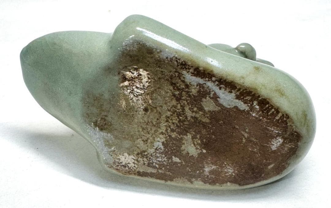 古高麗 青磁水滴 鳥 鳩 アヒル 鴨 硯滴 朝鮮古陶磁器 李朝 WWTT226