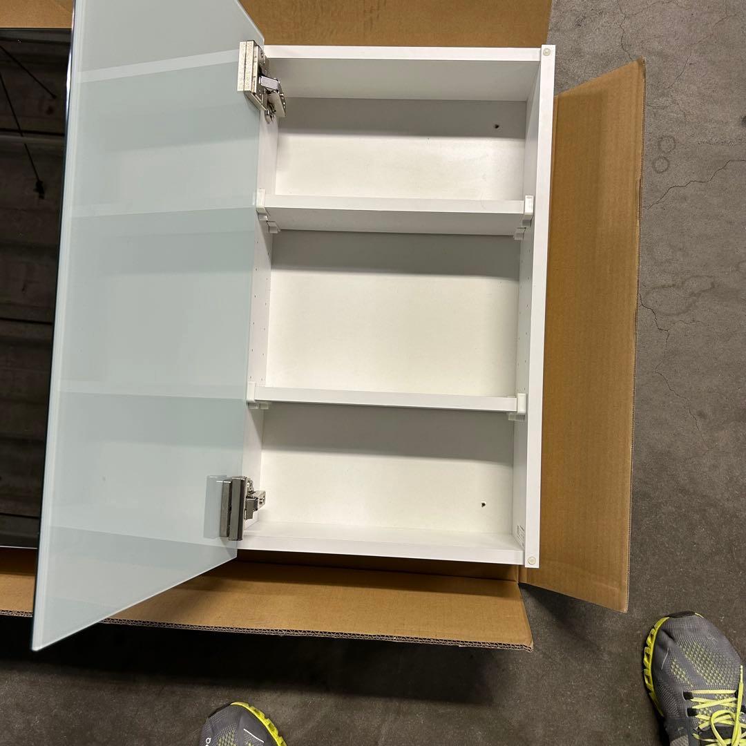 幅120cm高級洗面三面鏡ミラタップスミス超美品展示品KT12000