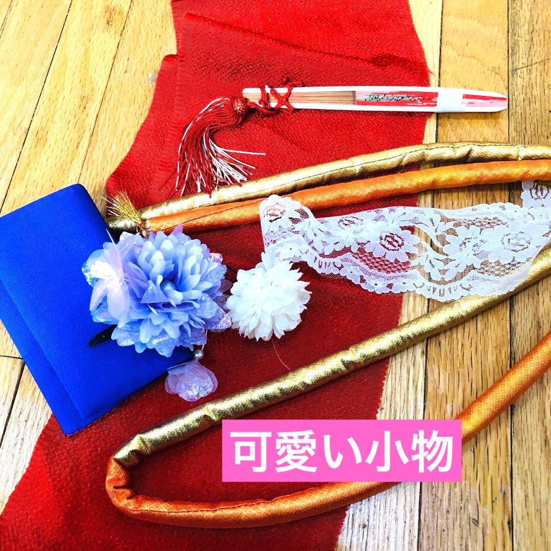 七五三七歳❣️豪華黒地ラメ花々金彩⭐︎正絹全通袋帯刺繍煌びやか⭐︎完全フルセット