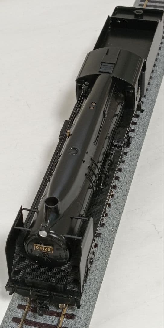 HOゲージ 天賞堂アダチ D51全流蒸気機関車、メンテナンス済