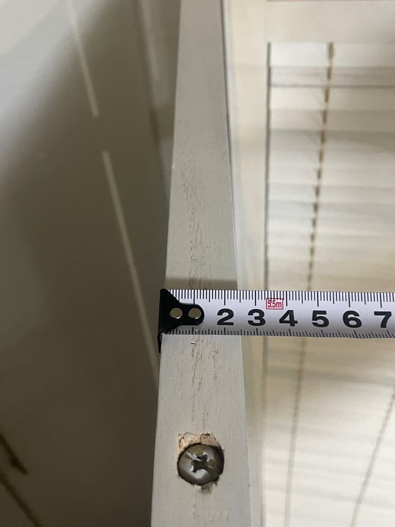 北欧レトロ 木製フレーム 4連 ブラインドパーティション パーテーション 衝立