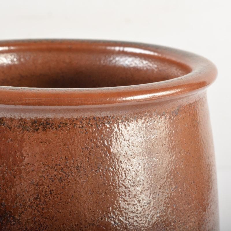 茶道具　瀬戸焼　古瀬戸　耳付　長水指　時代箱　C　6273