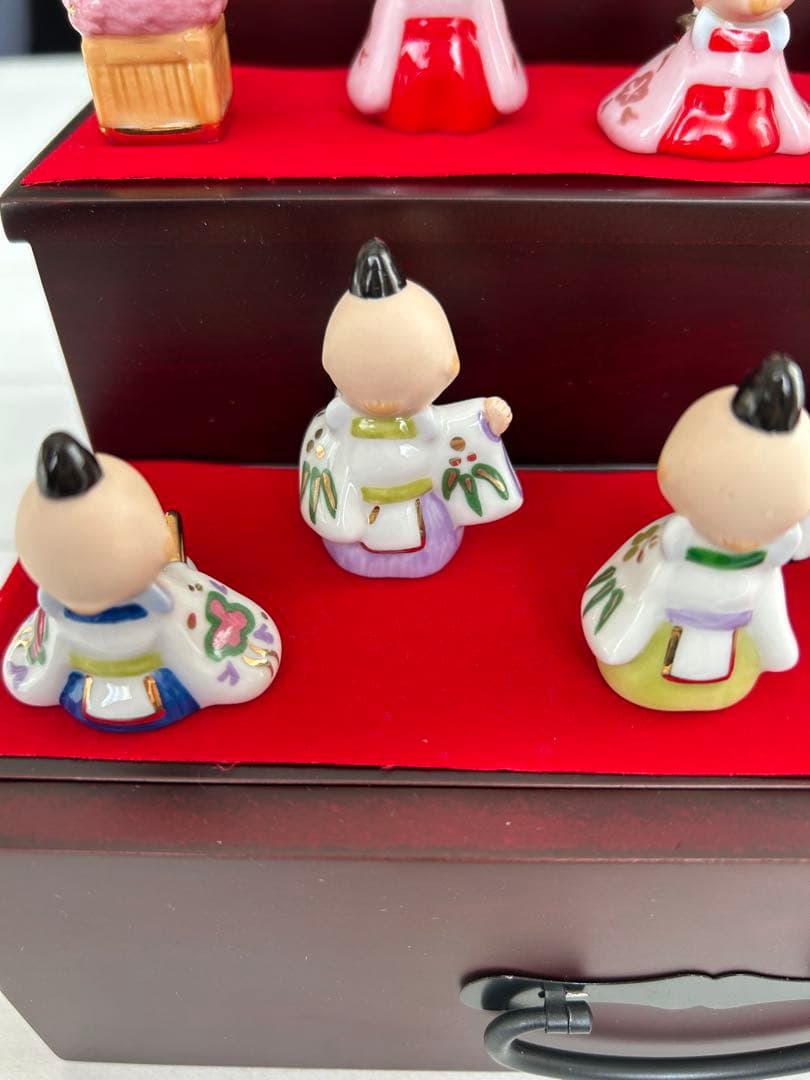 キューピー　お雛様3段かざり ローズオニール　加藤工芸