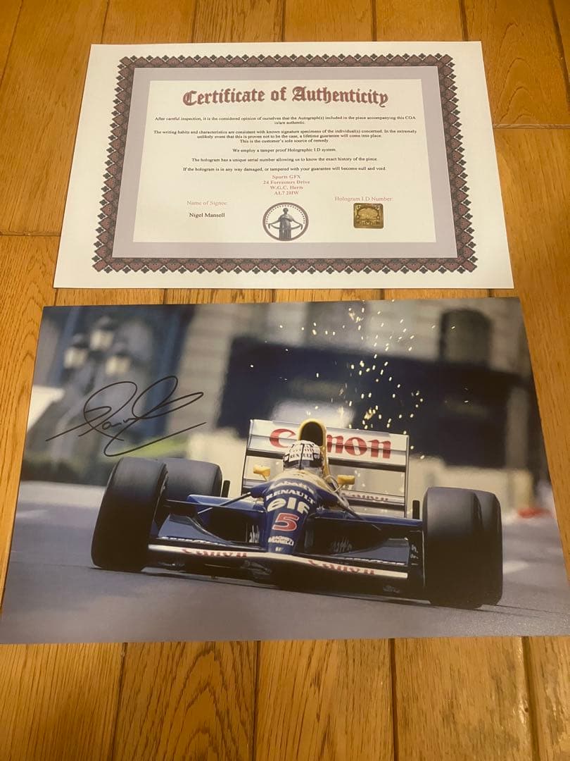 ナイジェル　マンセル　ウィリアムズルノー　FW14