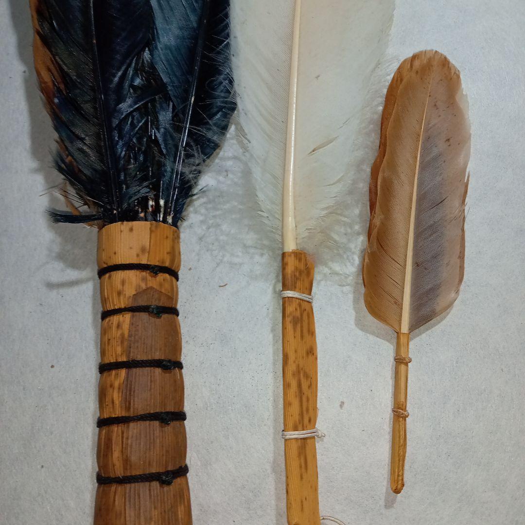 茶道具　羽箒3本セット