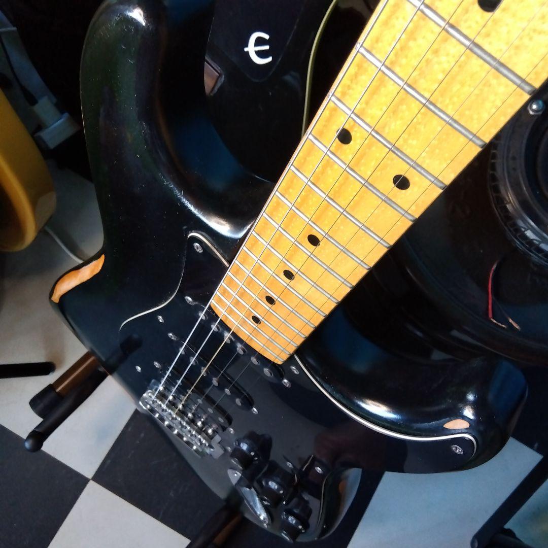 ブラック ストラトキャスタータイプ ジャンク値下げ！