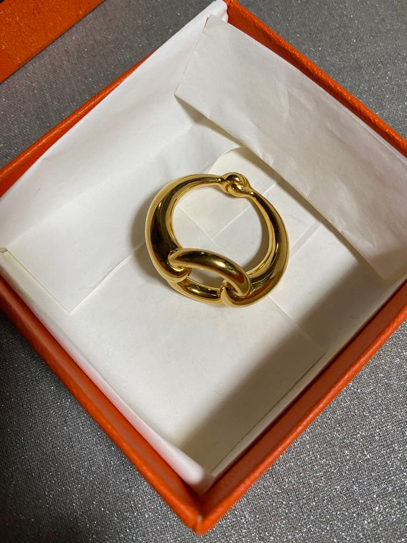 エルメス HERMES シェーヌダンクル ルガテ スカーフリング